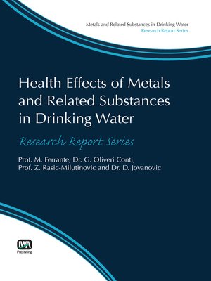 cover image of Health Effects of Metals and Related Substances in Drinking Water